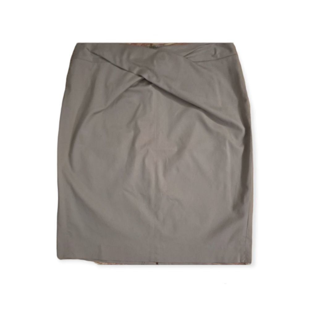 MICHAEL Michael Kors Twist Front Skirt Khaki 8P